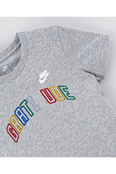 Nike Gratitude Printed Tee - Grey Heather