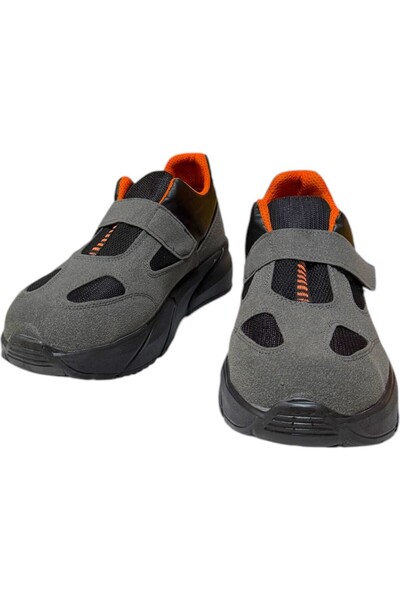 Fly Gri Süet Ultra Hafif Çelik Burun Iş Güvenliği Ayakkabısı S1