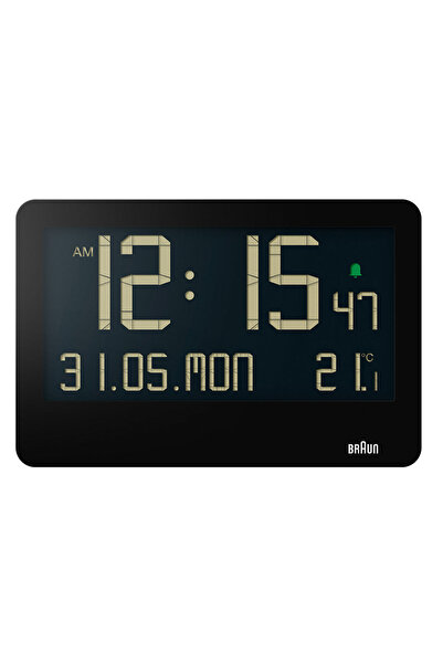 Braun BC14B SİYAH DİJİTAL DUVAR SAATİ