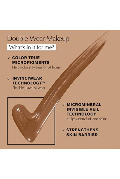 Estee Lauder Estée Lauder,Fond De Ten Double Wear Stay in Place SPF 10, 3W0 WARM CREME, 30ml