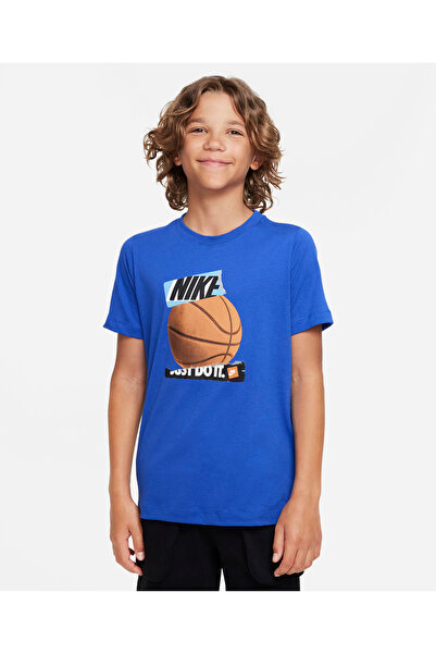 Nike تيشيرت رياضي لكرة السلة - أزرق ملكي