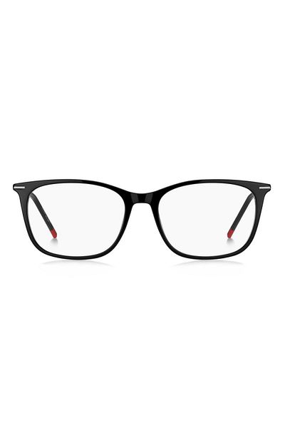 HUGO Men's Eyeglass Frames HG1278 7C5, Plastic, Black, 52 mm