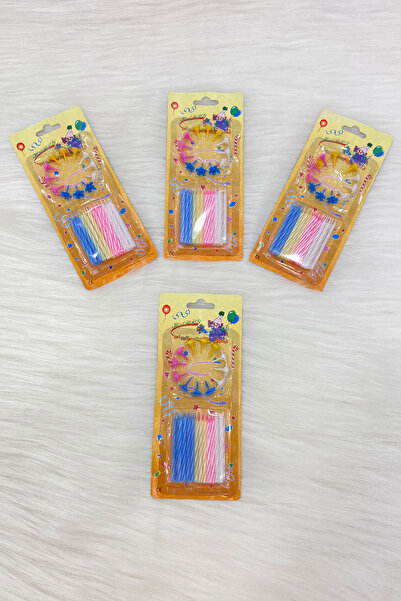 ZEYMERADE İnce Parti Mumu 24 Adet, Kına Gecesi Düğün Doğum Günü Özel Gün Brid...