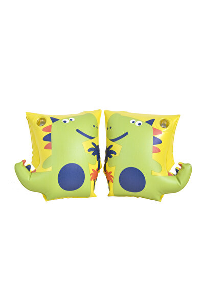 Fab N Funky Kids Dinosaur Swim Arm Bands, Colorful Design, Safe Fit, Lightweight, 5 Years+, Multicolor