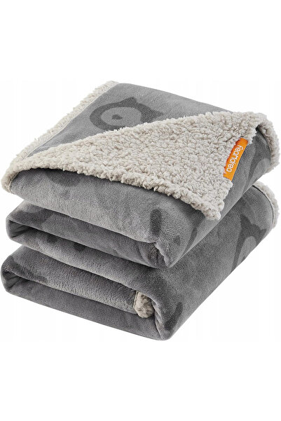 feandrea Pătură impermeabilă XXL pentru câini, din fleece Sherpa și flanel, f...