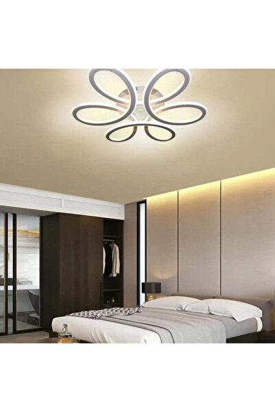 Alessandro DESIGN Lustra LED cu Telecomanda Eliza, 120W, Alb, Acril, Dimabila