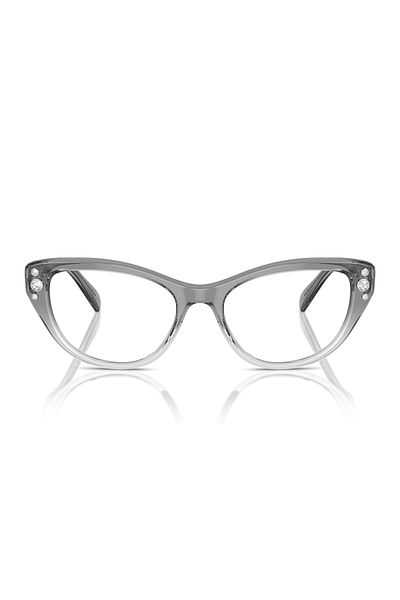 Swarovski Women's eyeglasses frames SK2023 1046, Plastic, Grey, 54 mm