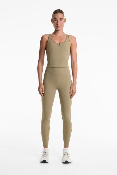 Oysho Sleeveless Waffle tank top