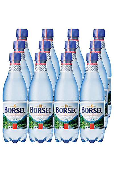Borsec Apa Minerala Carbogazoasa, 0.5 l x 12 buc,