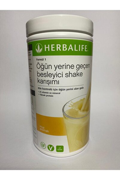 Herbalife Formül 1 Öğün Yerine Geçen Besleyici Shake Karışımı muz aromalı 500 gr