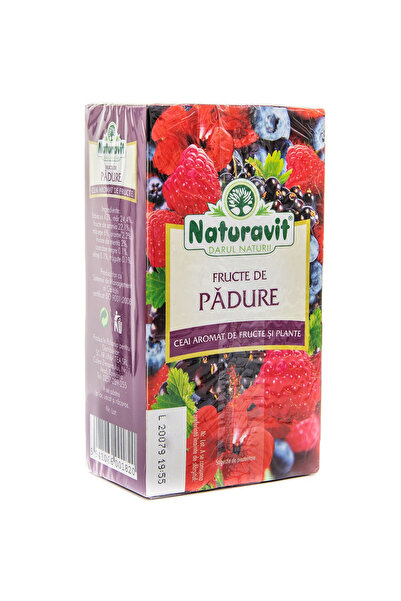 Naturavit Ceai de Fructe de Padure, 20 plicuri,