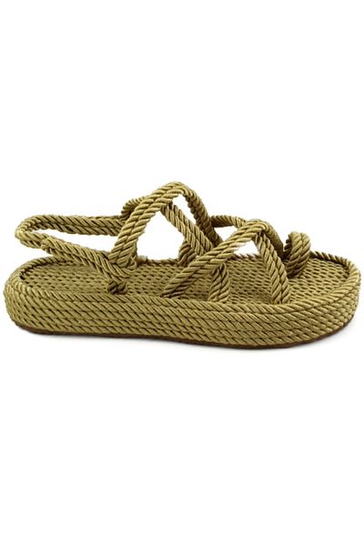 MUMKA Rope Sandals Nomads Finger - Pesto Beige