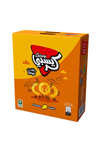 crispy حلقات سناكس، 12 × 18 جرام - عبوة من قطعة واحدة