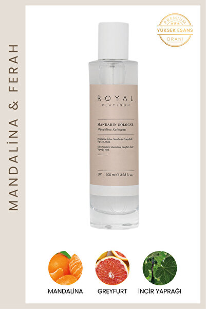 Royal Platinum Mandalina 100 Ml Kolonya