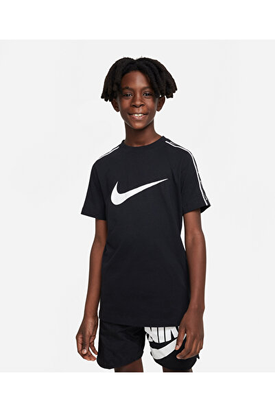 Nike Sportswear Round Neck T-Shirt - Black