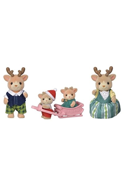 SYLVANIAN FAMILIES Set figurine, Familia Renilor, 4 figurine, multicolor, Sylvanian Families