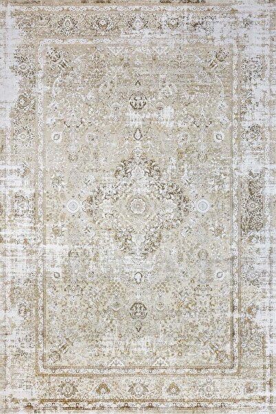 halinet Modern Desenli Makinede Yıkanabilir Hav Toz Vermez Kaymaz Taban Dijit...