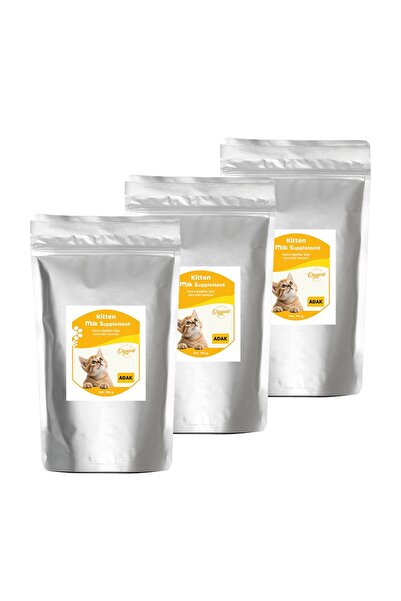adak Anne Sütü Destekli Yavru Kedi Süt Tozu 200 gr x 3 Adet