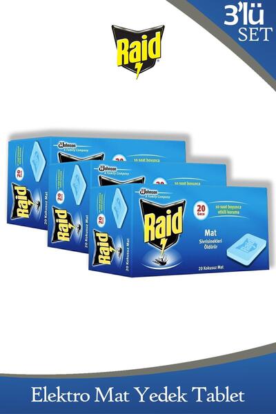 Raid Elektromat 20 Tablet x 3 Adet