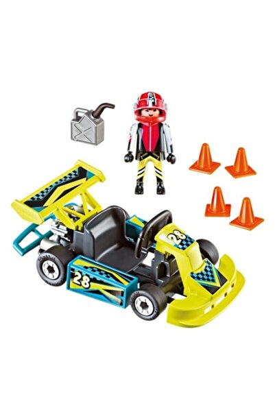 Playmobil Δράση - Φορητό σετ, αγωνιστικό αυτοκίνητο