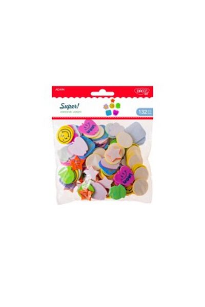 daço Craft Accessory Super! Signs, Color Multicolor, Material Foam, 132 pcs/Set