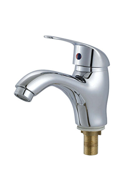 Alessandro DESIGN Μπαταρία Νιπτήρα με Σταθερό Στόμιο, Κράμα, Χρώμιο, LV002