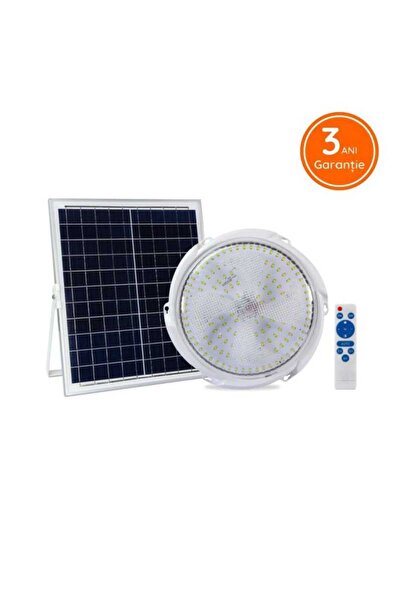 edc Lampă LED 100W Ip65 cu panou solar, lumină rece, telecomandă, 6 x 28 x 28 cm