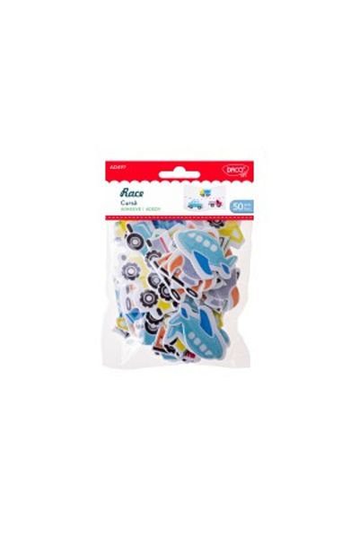 daço Craft Accessory Race, Color Multicolor, Material Foam, 50 pcs/Set