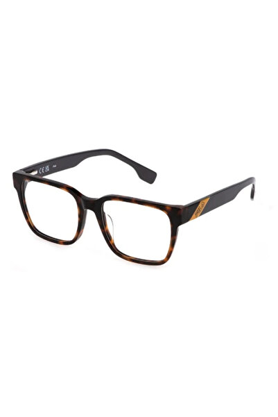 FILA Rame de ochelari pentru bărbați VFI452 0C10, Plastic, Havana, 53 mm