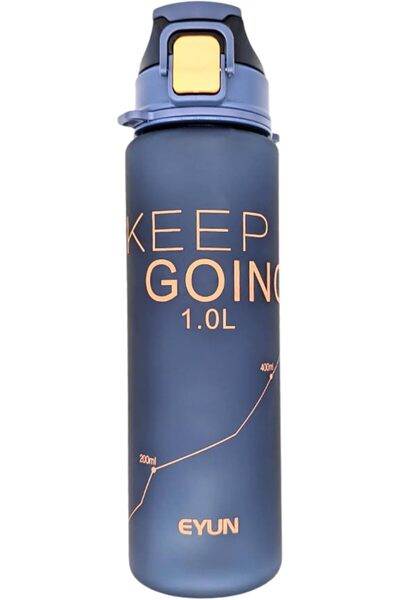 Twisoo زجاجة مياه رياضية - زجاجة مياه تريتان مانعة للتسرب وصحية، خالية من ماد...