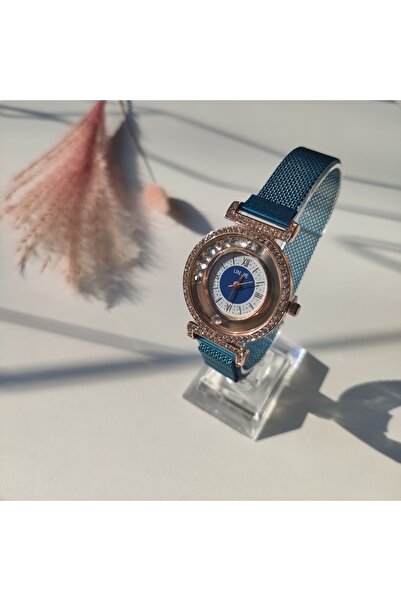 Skymag Ceas dama auriu cu bratara metalica inchidere magnetica, quartz