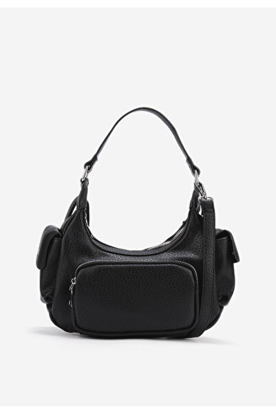 B T Shoes Černá rukojeť kabelky Briya