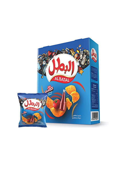 Al Batal رقائق البطاطس الباتال بنكهة الكاتشب 23 جرام × 60