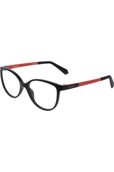 Polaroid PLD D825 8LZ Women's Eyeglass Frames, Plastic, Black, 49 mm
