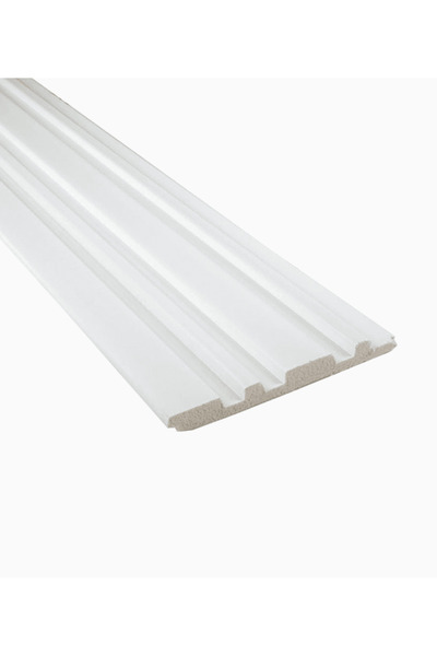 Fusion Decor Decorative white hard polymer ribbing washable, paintable FDE110 Interno 12 x 290 cm