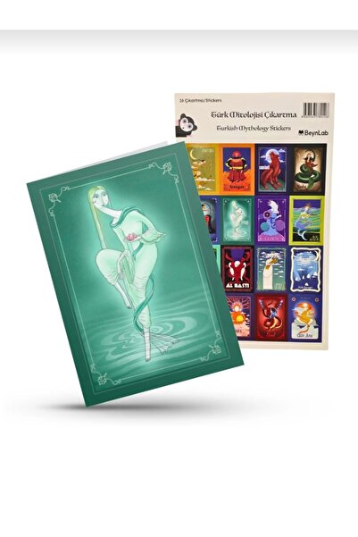 Beynlab School Set Notebook Sticker and Pen Holder Mini Brain Bag Mythology Fairy