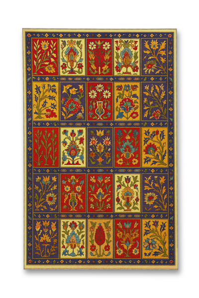 Rugs Modern Halı MOSSO Πολύχρωμο Παραδοσιακό Θεματικό Σχέδιο Υφαντό Χαλί Μοντ...