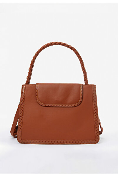 B T Shoes Hnedé kabelka do ruky Toffee V2