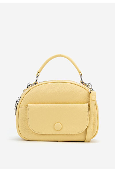 B T Shoes Žlutá rukojeť kabelky Epica