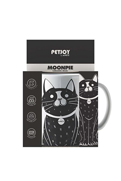 M-PETS Petjoy Moonpie Mug 350ml Black&White