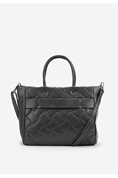 B T Shoes Šedé rukojeť kabelky Giselda