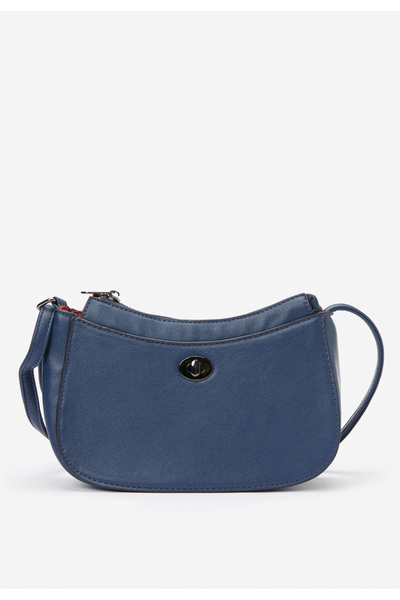 B T Shoes Tmavě modré rukojeť kabelky Marueta