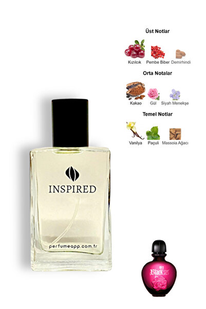 İNSPİRED Black XS for Her Kadın Parfüm 50 Ml Edp