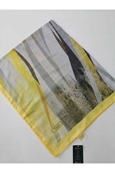 Hadi Picasso Digital Shawl Yellow Series