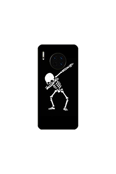 Atlas Husa personalizata si Folie de Silicon Huawei Mate 30, Dab Skeleton, mu...