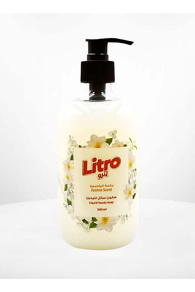 litro Litro Liquid Hand Wash - 500ml - Delicate and Refreshing Jasmine Scent