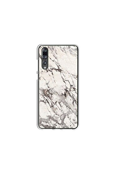 Atlas Husa personalizata si Folie de Silicon Huawei P20 Pro, White Marble, multicolor, S1D1M0325