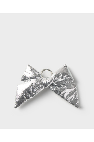 Wouf - Silver Bow Charm