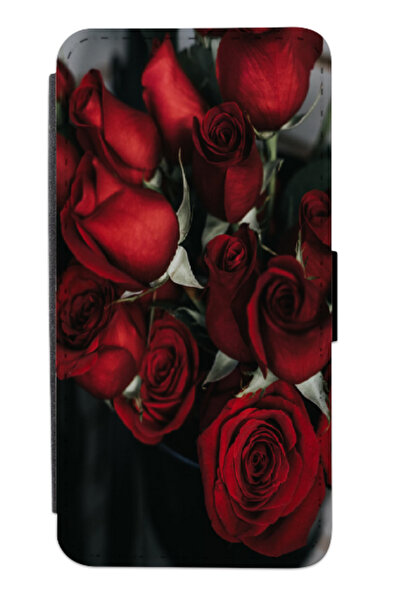 Atlas Husa personalizata tip carte Samsung Galaxy A02S, Flowers #3, multicolo...