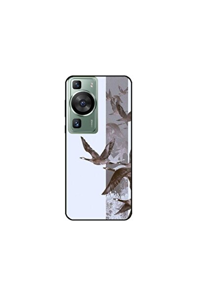 Atlas Husa personalizata si Folie de Silicon Huawei P60 Pro, Birds, multicolo...